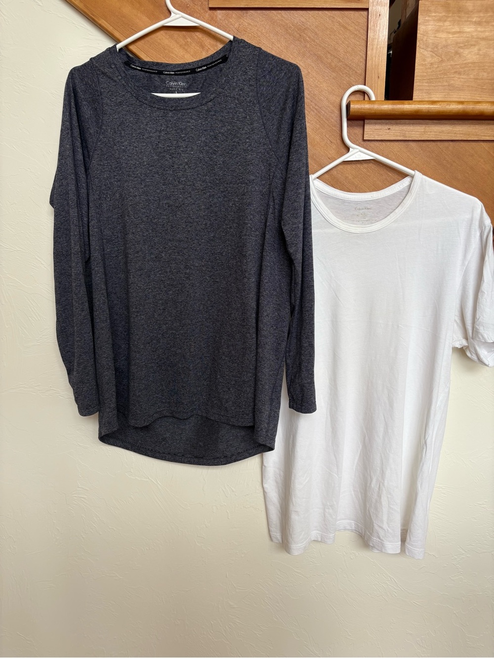 Charcoal Long Sleeve Crewneck Top - GrayShort Sleeve Classic T-Shirt